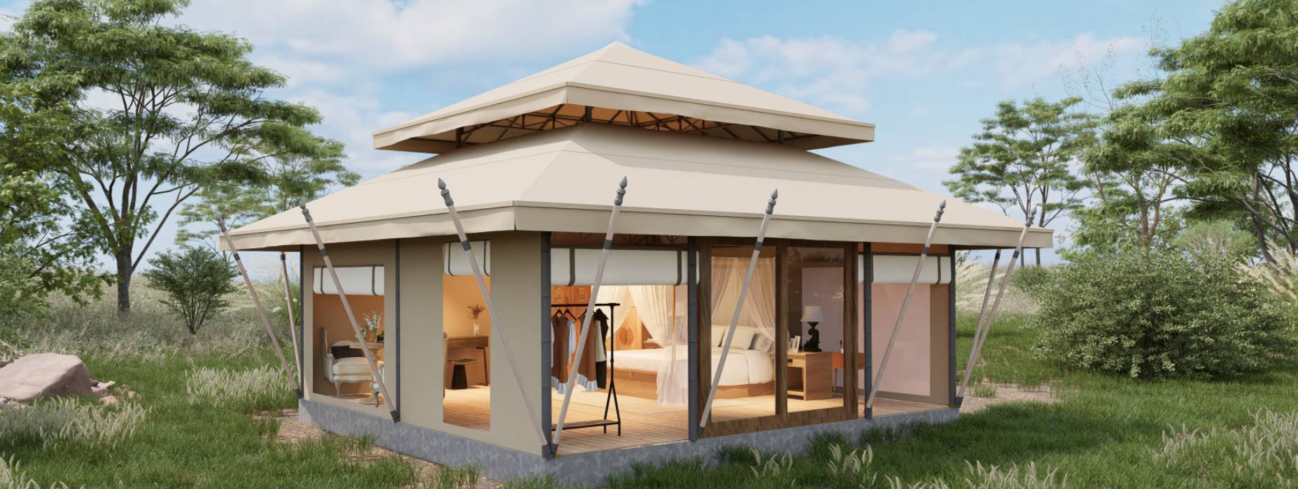 城区户外野奢帐篷